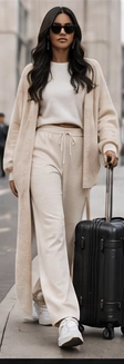 A travel look styled by Mila