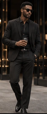 A party look styled by Mila