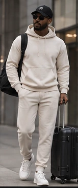 A travel look styled by Mila