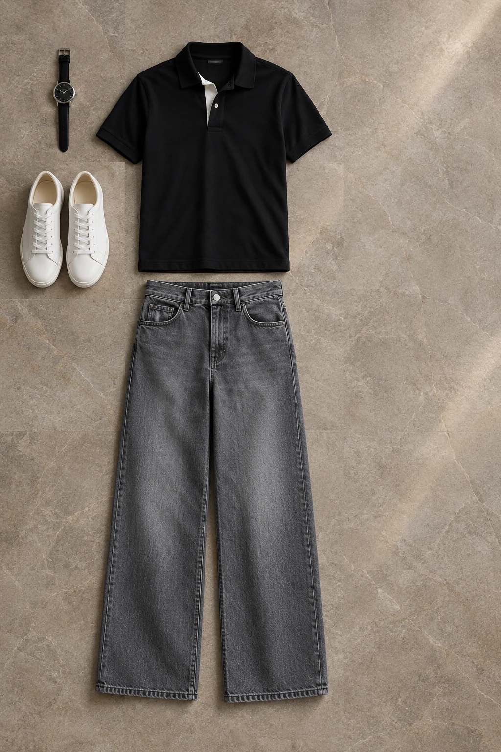 A complete outfit styled by Mila for casual.