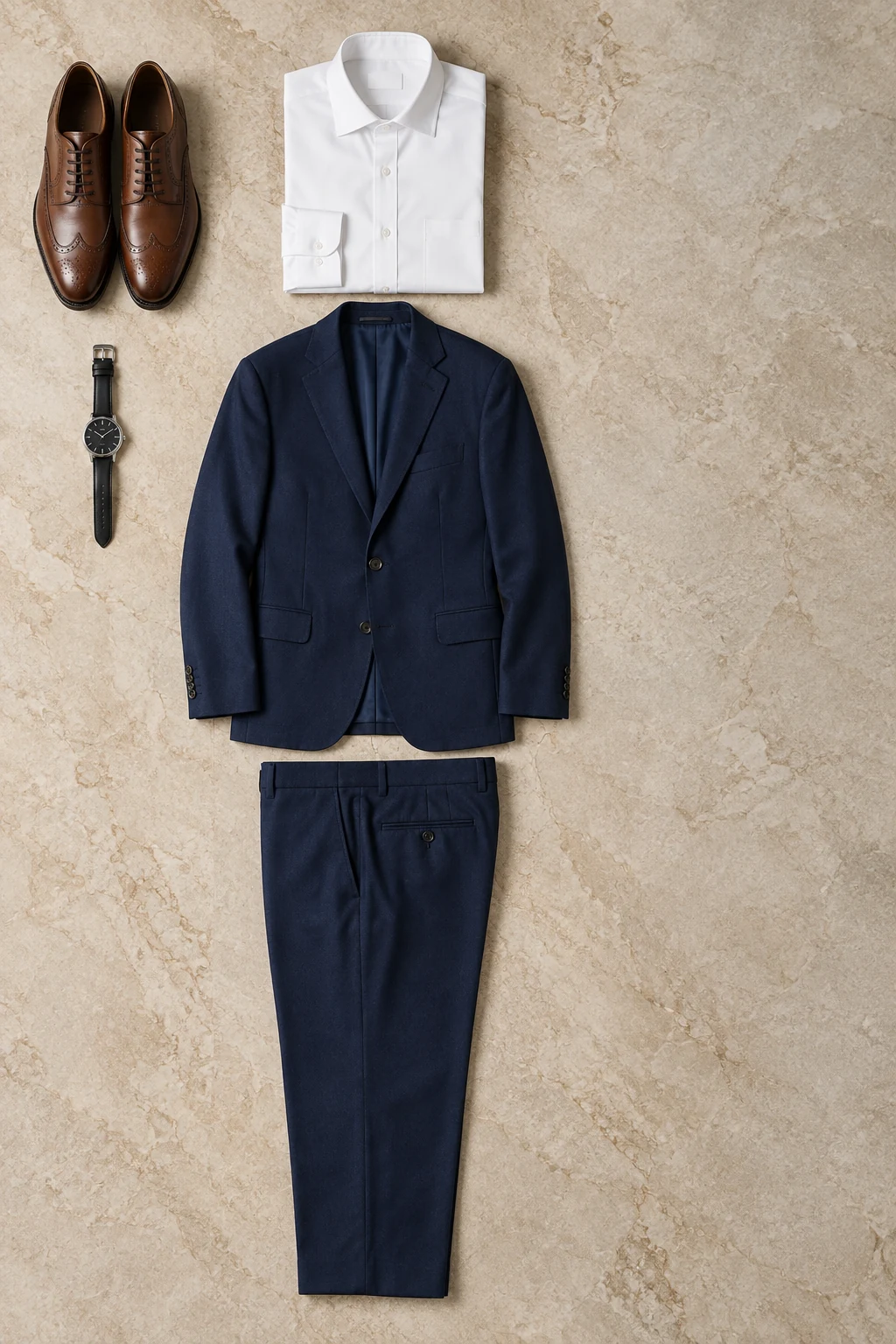 A complete outfit styled by Mila for wedding.