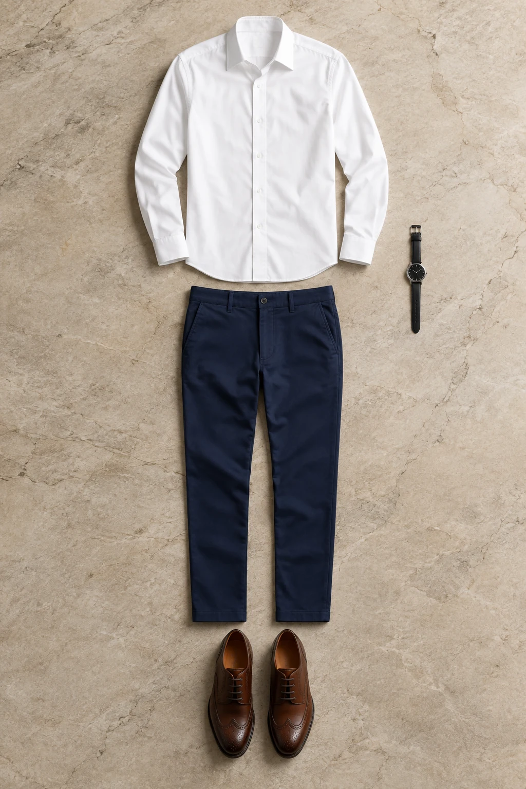 A complete outfit styled by Mila for dinner.